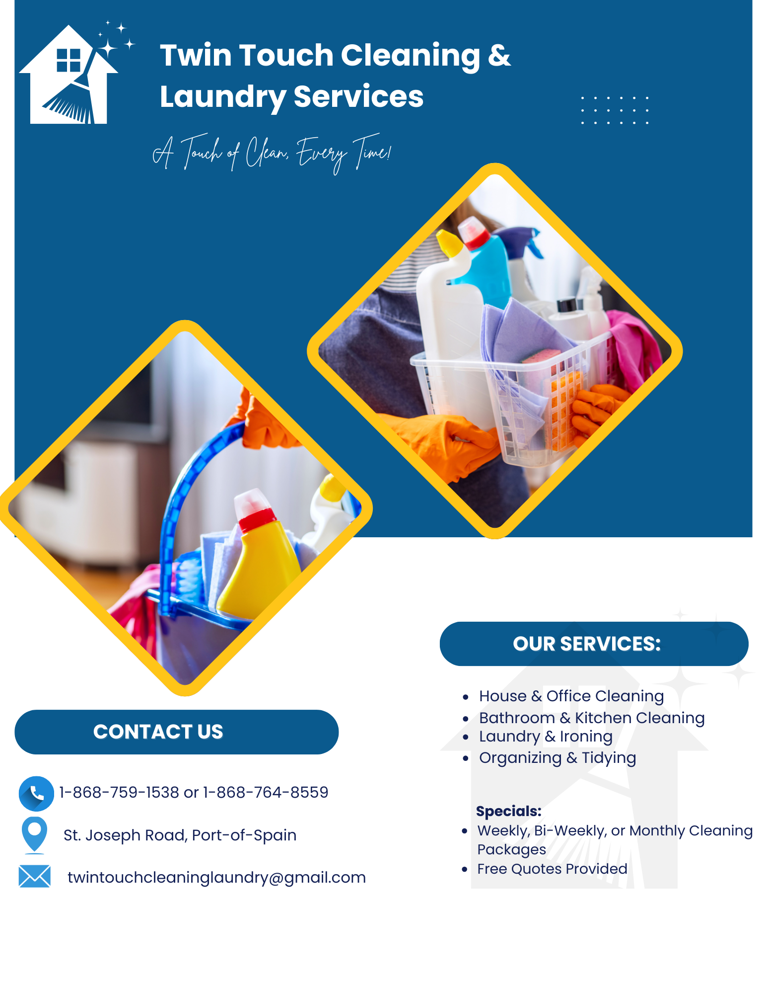 TwinTouch Cleaning & Laundry Services